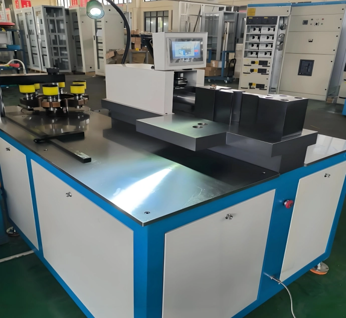 dobladora de barras de cobre